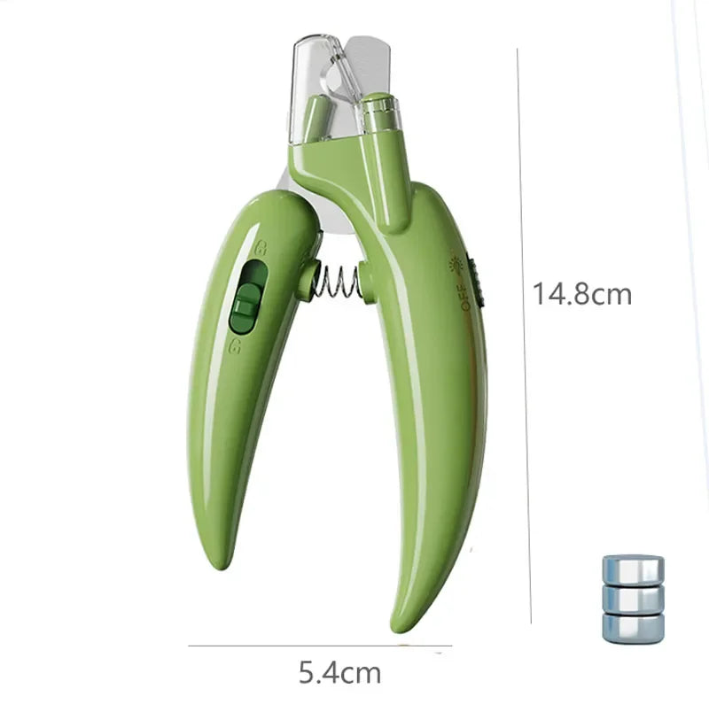 Professional Grade Nail Clippers with LED Light 